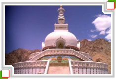 Shanti Stupa Monastery Leh